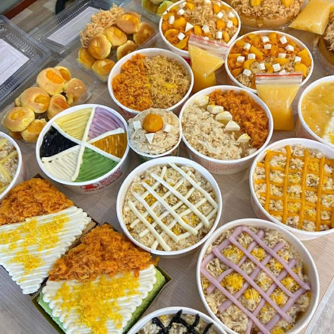 Bánh bông lan trứng muối