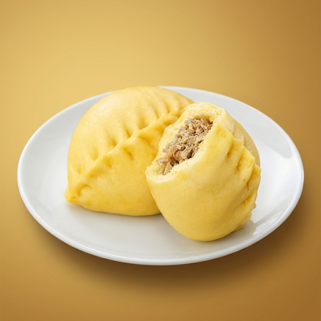 Bánh Bao Carot Nhân Thịt