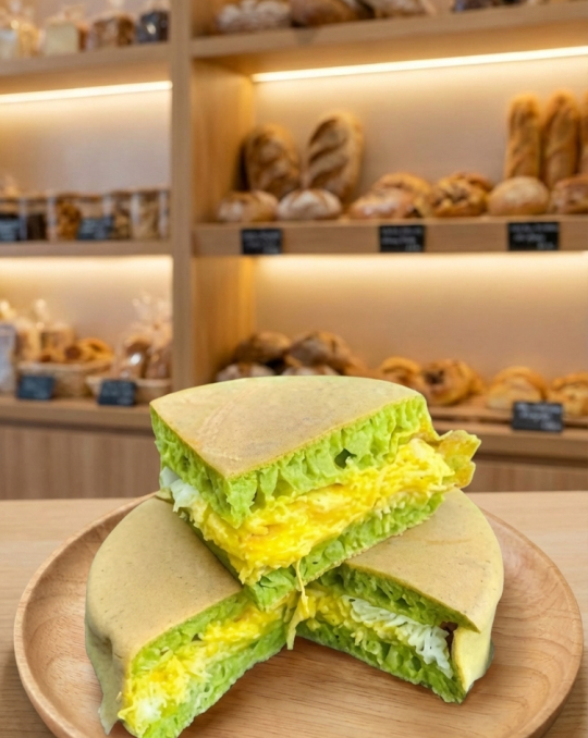 bánh bò dừa nướng nhân sầu riêng